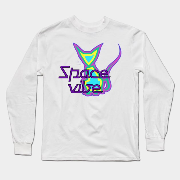 Luminescent space vibe Long Sleeve T-Shirt by Gerchek